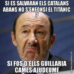 SI ES SALVARAN ELS CATALANS ABANS NO S'ENFONSI EL TITÀNIC ? SI FOS D'ELLS GUILLARIA CAMES AJUDEUME