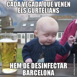 CADA VEGADA QUE VENEN ELS GURTELIANS HEM DE DESINFECTAR BARCELONA