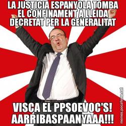 LA JUSTICIA ESPANYOLA TOMBA EL CONFINAMENT A LLEIDA DECRETAT PER LA GENERALITAT VISCA EL PPSOEVOC'S! AARRIBASPAANYAAA!!!