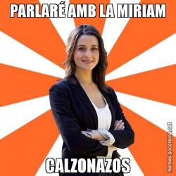 PARLARÉ AMB LA MIRIAM CALZONAZOS