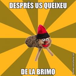DESPRÉS US QUEIXEU DE LA BRIMO