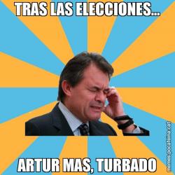 TRAS LAS ELECCIONES... ARTUR MAS, TURBADO