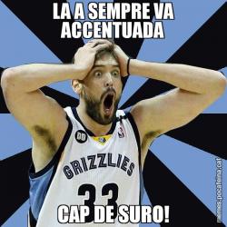 LA A SEMPRE VA ACCENTUADA CAP DE SURO!