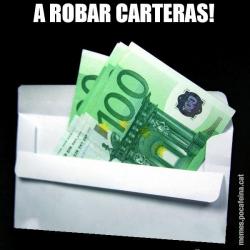 A ROBAR CARTERAS!