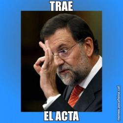 TRAE EL ACTA