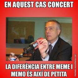 EN AQUEST CAS CONCERT LA DIFERÈNCIA ENTRE MEME I MEMO ÉS AIXÍ DE PETITA