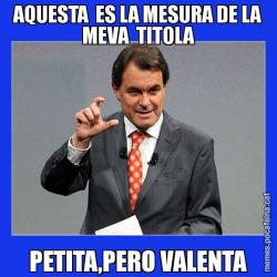 AQUESTA  ES LA MESURA DE LA MEVA  TITOLA PETITA,PERO VALENTA