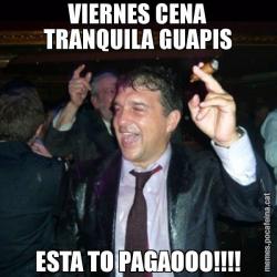 VIERNES CENA TRANQUILA GUAPIS ESTA TO PAGAOOO!!!!