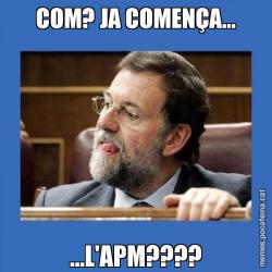COM? JA COMENÇA... ...L'APM????