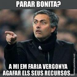 PARAR BONITA? A MI EM FARIA VERGONYA AGAFAR ELS SEUS RECURSOS...