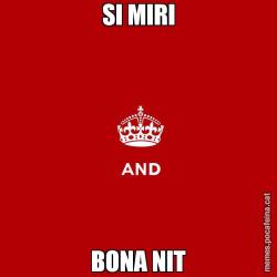 SI MIRI BONA NIT