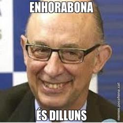 ENHORABONA ÉS DILLUNS