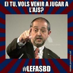 EI TU, VOLS VENIR A JUGAR A L'AJS? #LEFASBD
