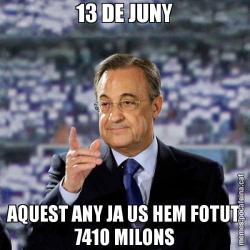13 DE JUNY AQUEST ANY JA US HEM FOTUT 7410 MILONS