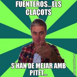 FUENTEROS...ELS CLAÇOTS S'HAN DE MEJAR AMB PITET...