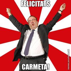 FELICITATS CARMETA!
