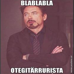 BLABLABLA OTEGITÄRRURISTA
