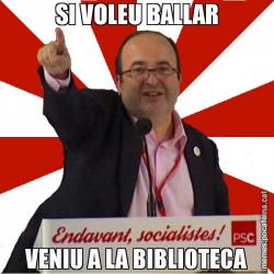 SI VOLEU BALLAR VENIU A LA BIBLIOTECA