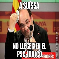 A SUÏSSA NO LLEGEIXEN EL PSC-IÓDICO