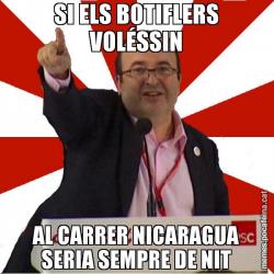 SI ELS BOTIFLERS VOLÉSSIN AL CARRER NICARAGUA SERIA SEMPRE DE NIT