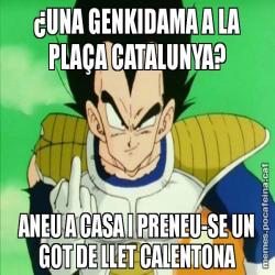 ¿UNA GENKIDAMA A LA PLAÇA CATALUNYA? ANEU A CASA I PRENEU-SE UN GOT DE LLET CALENTONA