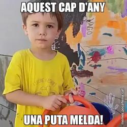 AQUEST CAP D'ANY UNA PUTA MELDA!