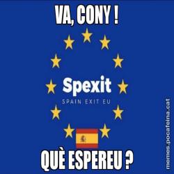 VA, CONY ! QUÈ ESPEREU ?