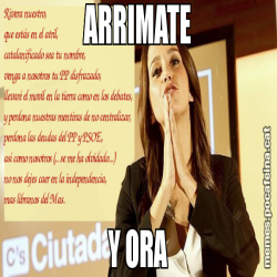 ARRIMATE Y ORA