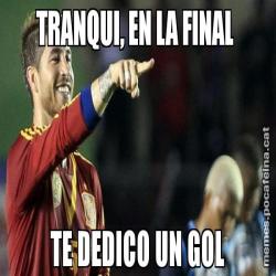 TRANQUI, EN LA FINAL  TE DEDICO UN GOL