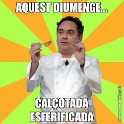 AQUEST DIUMENGE... CALÇOTADA ESFERIFICADA