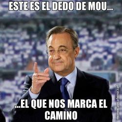 ESTE ES EL DEDO DE MOU... ...EL QUE NOS MARCA EL CAMINO