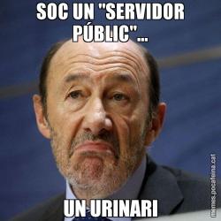 SOC UN "SERVIDOR PÚBLIC"... UN URINARI