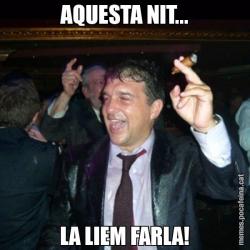 AQUESTA NIT... LA LIEM FARLA!