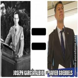 JOSEPH GARCÍA ALBIOL  =  JAVIER GOEBBELS
