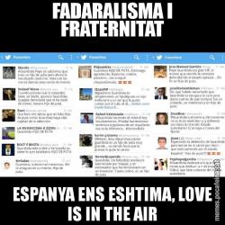 FADARALISMA I FRATERNITAT ESPANYA ENS ESHTIMA, LOVE IS IN THE AIR
