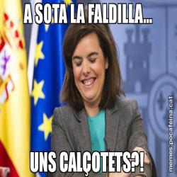 A SOTA LA FALDILLA... UNS CALÇOTETS?!