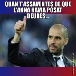 QUAN T'ASSAVENTES DE QUE L'ANNA HAVIA POSAT DEURES...