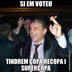 SI EM VOTEU TINDREM COPA RECOPA I SUPERCOPA