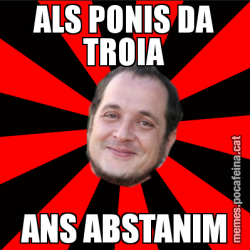 ALS PONIS DA TROIA ANS ABSTANIM