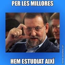 PER LES MILLORES HEM ESTUDIAT AIXÍ