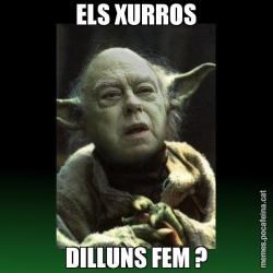 ELS XURROS DILLUNS FEM ?