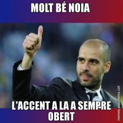 MOLT BÉ NOIA  L'ACCENT A LA A SEMPRE OBERT