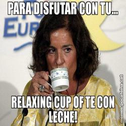 PARA DISFUTAR CON TU... RELAXING CUP OF TE CON LECHE!
