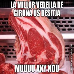 LA MILLOR VEDELLA DE GIRONA US DESITJA MUUUU ANY NOU