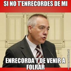SI NO T'ENRECORDES DE MI ENRECORDA'T DE VENIR A FOLRAR