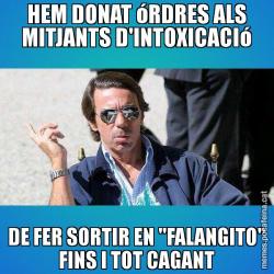 HEM DONAT óRDRES ALS MITJANTS D'INTOXICACIó DE FER SORTIR EN "FALANGITO" FINS I TOT CAGANT