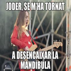 JODER, SE M'HA TORNAT A DESENCAIXAR LA MANDÍBULA