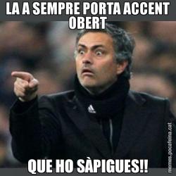 LA A SEMPRE PORTA ACCENT OBERT QUE HO SÀPIGUES!!