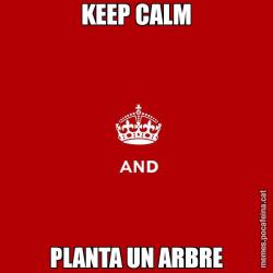 KEEP CALM PLANTA UN ARBRE