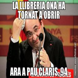 LA LLIBRERIA ONA HA TORNAT A OBRIR ARA A PAU CLARIS, 94